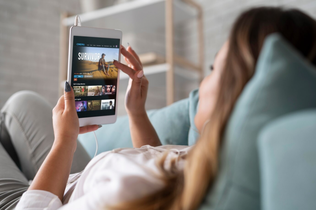 connecting tablet wirelessly to a television for streaming